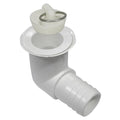 1"/25mm Complete Right Angle Sink Waste with Plug - Bosuns Boat