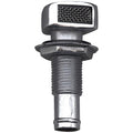 12mm Chrome Plated Fuel Breather Streamline - Straight - Bosuns Boat