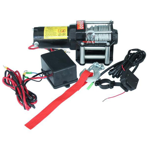 12V Electric Winch 2500Lb (1134kg) Single-Line