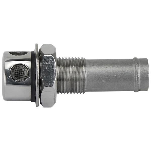 16mm S/S Fuel Breather - Round Head - Straight