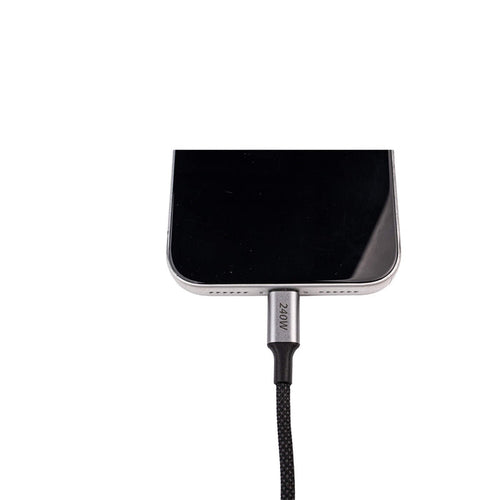 240W Braided USB-C to USB-C Cable - BlackBrook Case