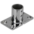 90 Degree Angled Stanchion Rectangular Base - 48 x 89mm