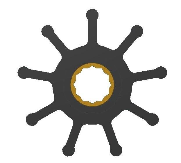 Ancor Impeller AN 3406 Nitrile Replaces Jabsco 6760-0003
