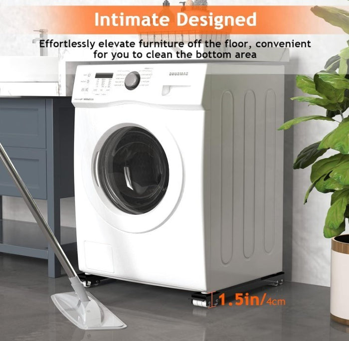 Appliance Dolly 300kg Adjustable Roller Stand Wheels Washer Fridge -201