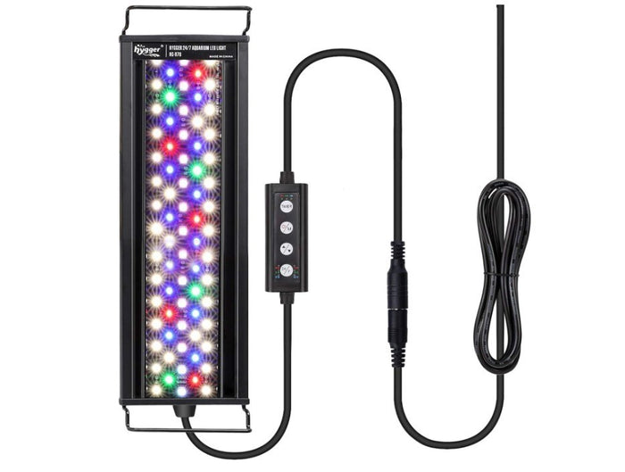 Aquarium LED Light 26W 24/7 Timer Fish Tank Light 7 Colors Plant Brightness-299