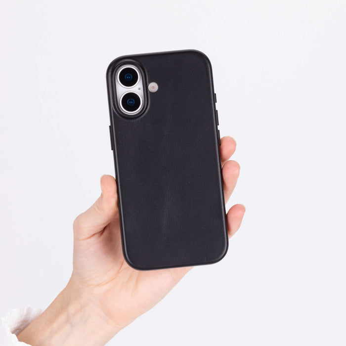 Arden Leather iPhone 17 MagSafe Case, Black - BlackBrook Case