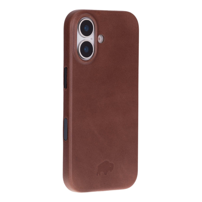 Arden Leather iPhone 17 MagSafe Case, Brown - BlackBrook Case