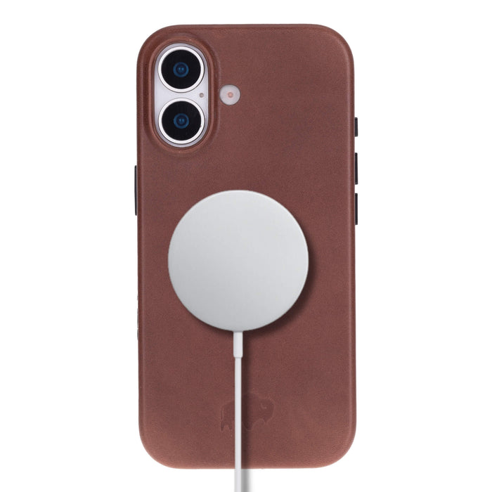 Arden Leather iPhone 17 MagSafe Case, Brown - BlackBrook Case