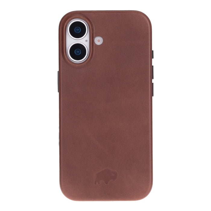 Arden Leather iPhone 17 MagSafe Case, Brown - BlackBrook Case