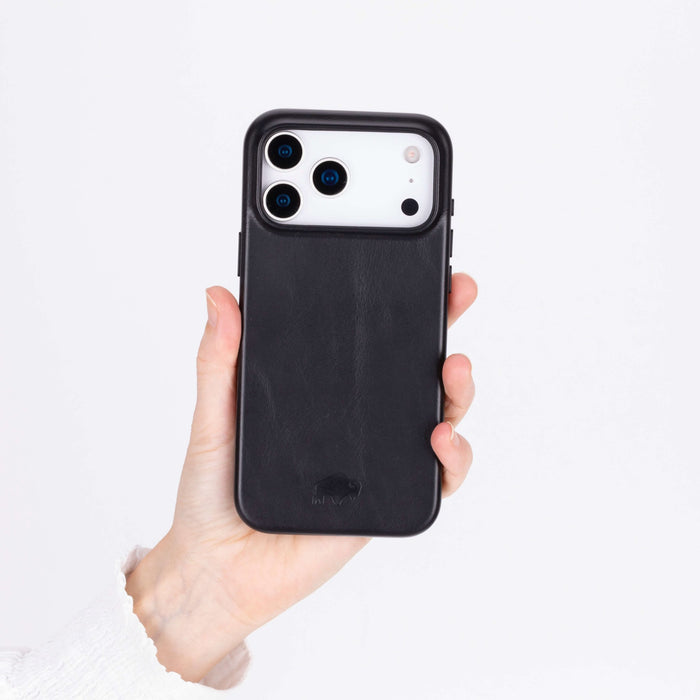 Arden Leather iPhone 18 Pro Max MagSafe Case, Black - BlackBrook Case