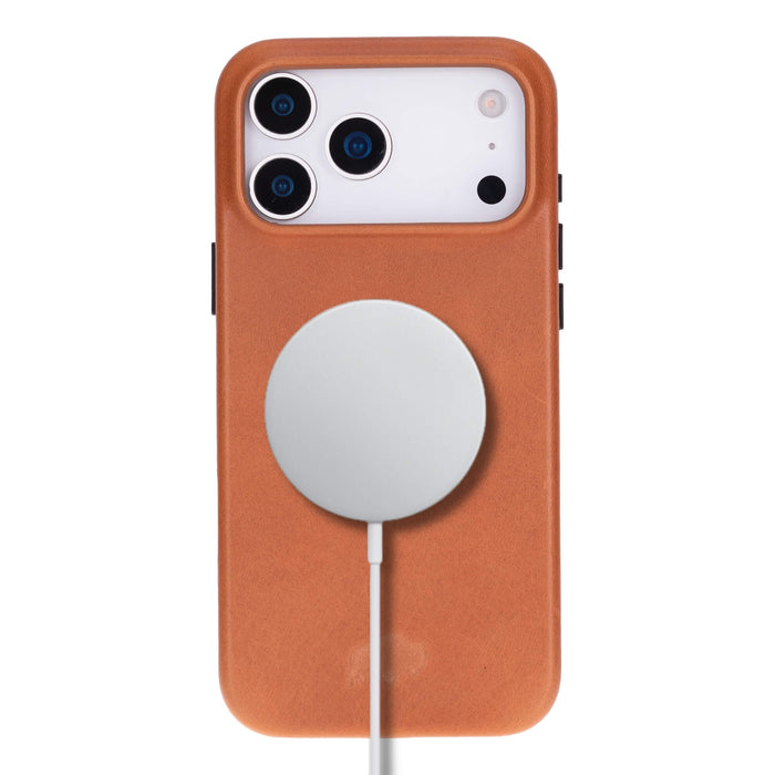 Arden Leather iPhone 18 Pro Max MagSafe Case, Tan - BlackBrook Case