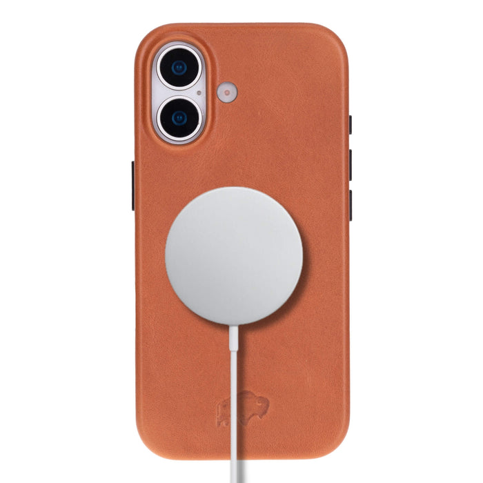 Arden Leather iPhone 17 MagSafe Case, Tan - BlackBrook Case
