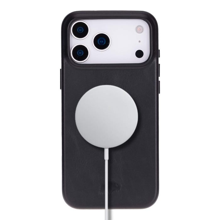 Arden Leather iPhone 18 Pro MagSafe Case, Black - BlackBrook Case