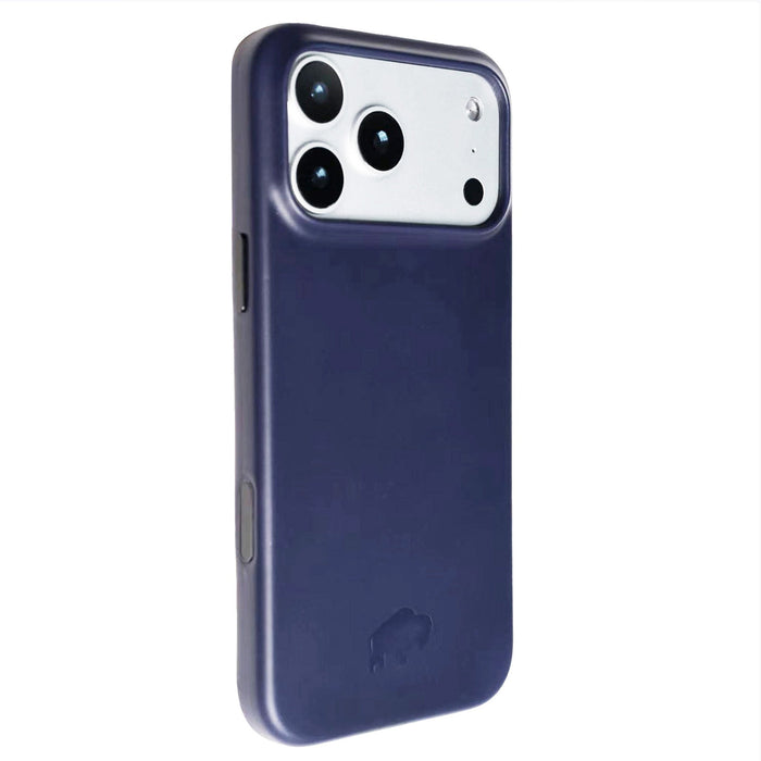 Arden Leather iPhone 18 Pro MagSafe Case, Deep Blue - BlackBrook Case