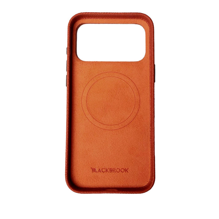 Arden Leather iPhone 18 Pro MagSafe Case, Burnished Tan - BlackBrook Case