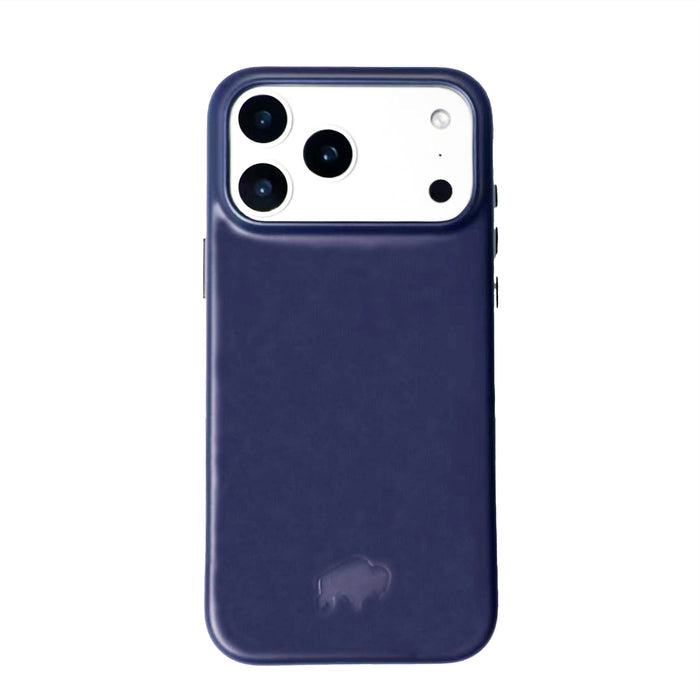 Arden Leather iPhone 18 Pro MagSafe Case, Deep Blue - BlackBrook Case