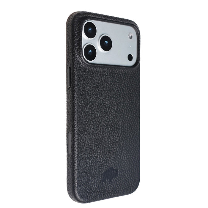 Arden Leather iPhone 18 Pro Max MagSafe Case, Pebble Black - BlackBrook Case