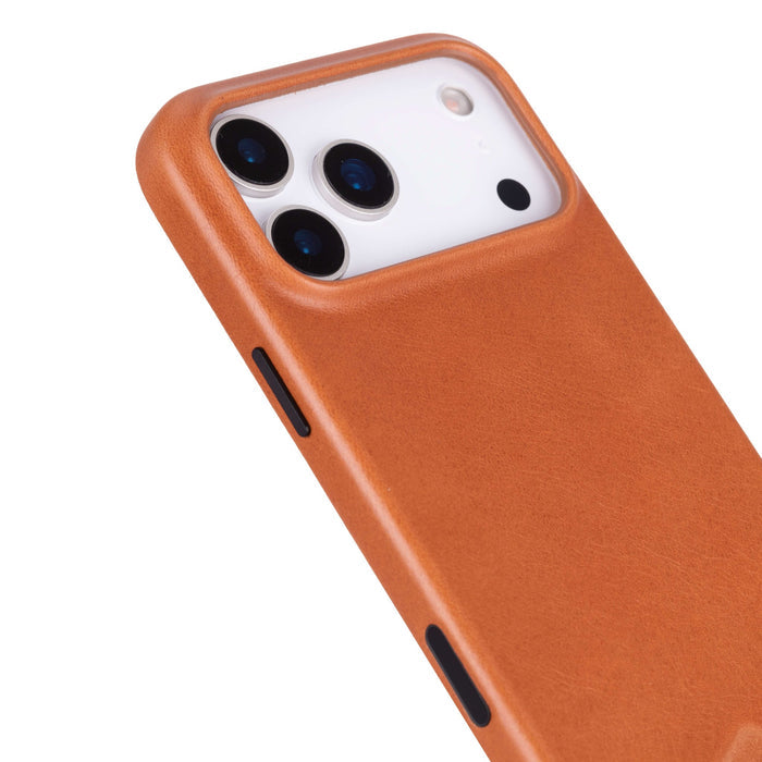 Arden Leather iPhone 18 Pro Max MagSafe Case, Tan - BlackBrook Case
