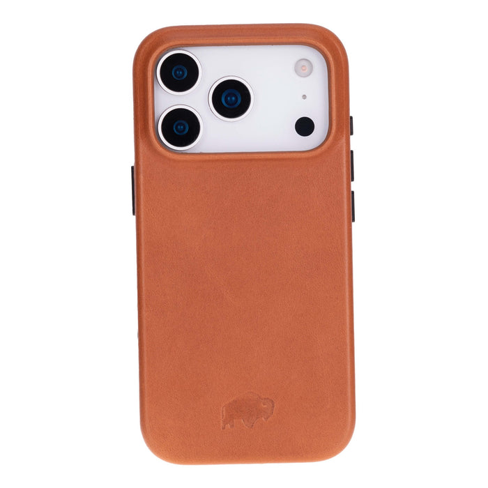 Arden Leather iPhone 18 Pro MagSafe Case, Tan - BlackBrook Case