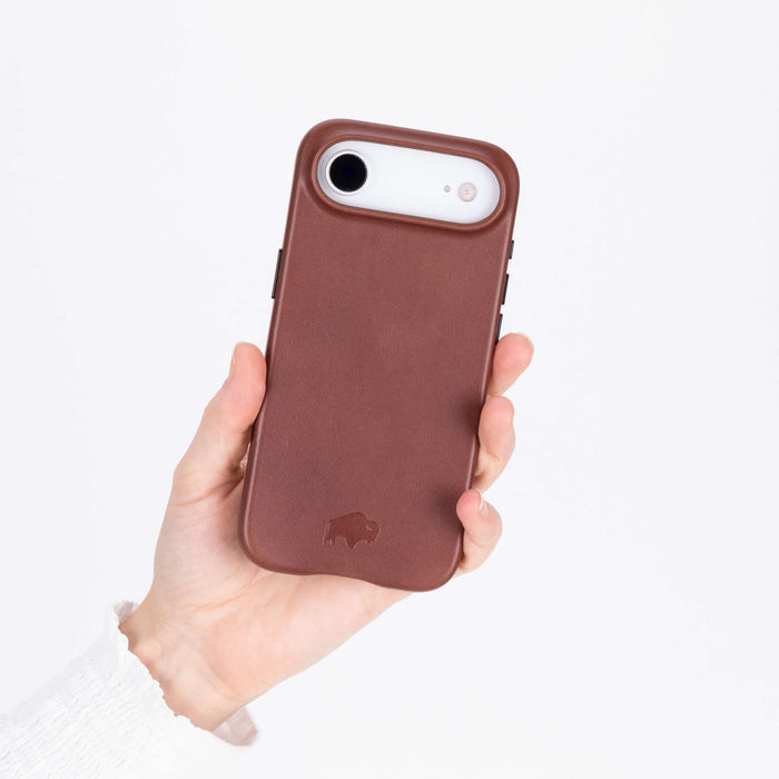 Arden Leather iPhone Air MagSafe Case, Brown - BlackBrook Case