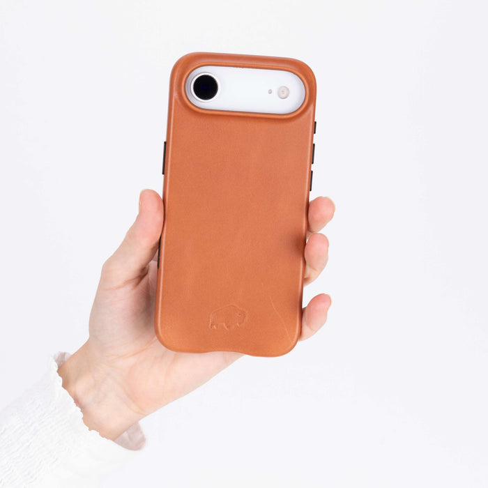 Arden Leather iPhone Air MagSafe Case, Tan - BlackBrook Case