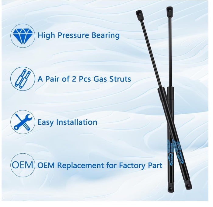 Audi Q3 Tailgate Struts 2011-2018 Boot Gas Lift Supports 2pcs- 303