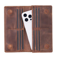 Aura Leather Women's Wallet, Coffee - BlackBrook Case