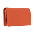 Aura Leather Women's Wallet, Orange - BlackBrook Case