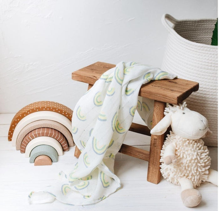 Baby Muslin Cloths 3 Pack Cotton Burp Cloths 80x80cm Soft Absorbent Unisex