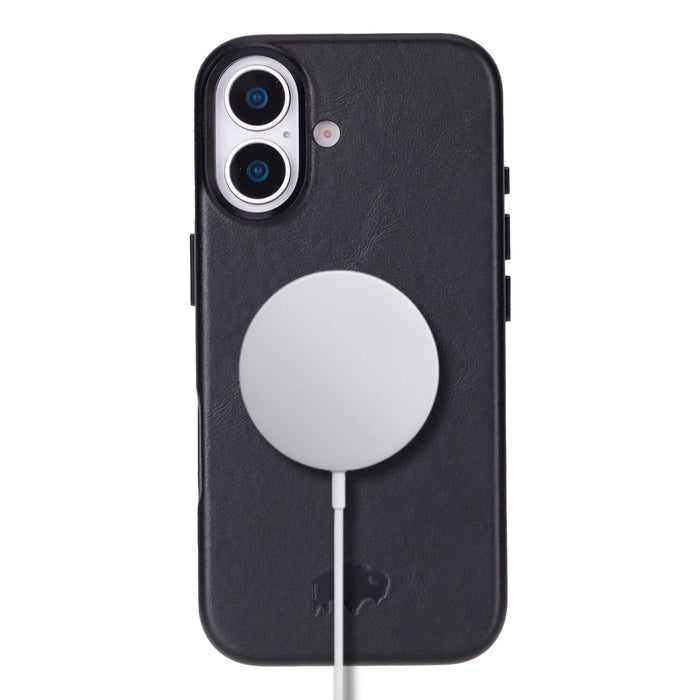 Barlow Leather iPhone 17 MagSafe Case, Black - BlackBrook Case