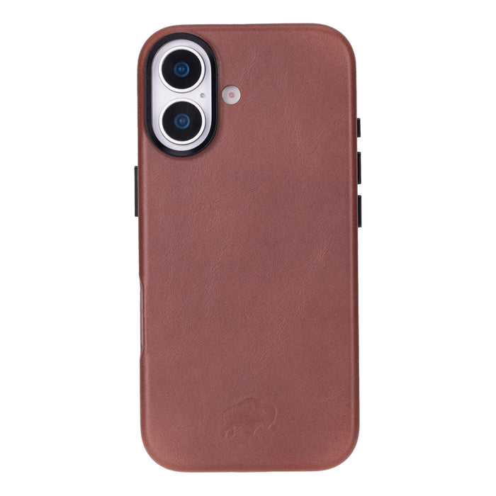Barlow Leather iPhone 17 MagSafe Case, Brown - BlackBrook Case