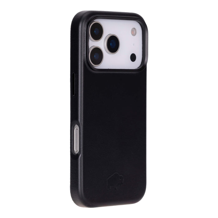 Barlow Leather iPhone 18 Pro MagSafe Case, Black - BlackBrook Case