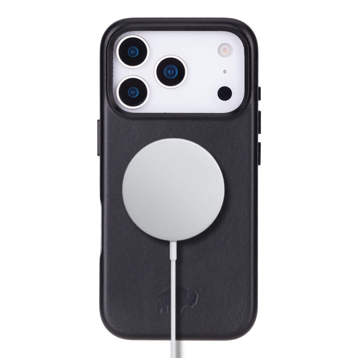 Barlow Leather iPhone 18 Pro MagSafe Case, Black - BlackBrook Case