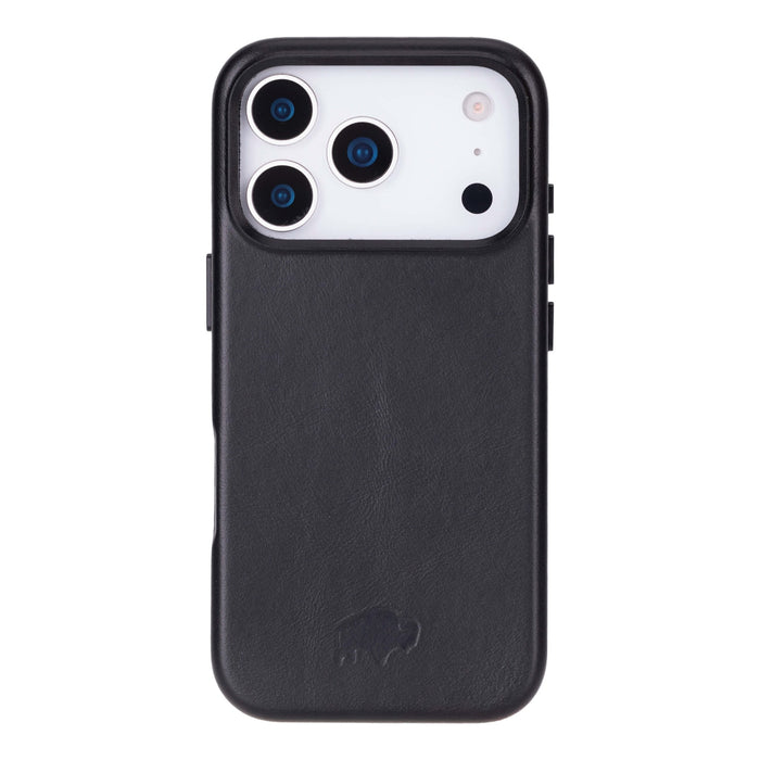 Barlow Leather iPhone 18 Pro MagSafe Case, Black - BlackBrook Case