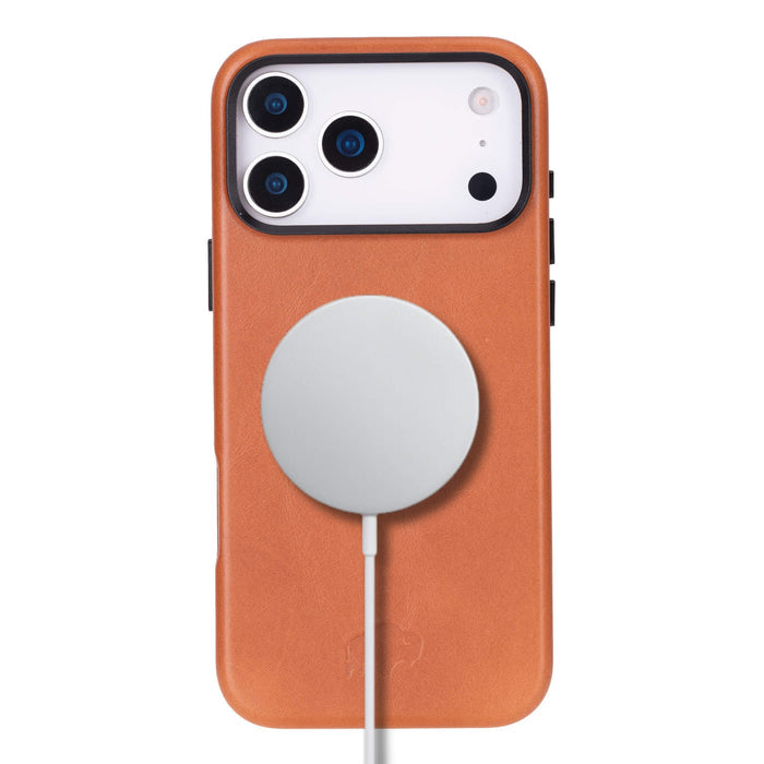 Barlow Leather iPhone 18 Pro Max MagSafe Case, Tan - BlackBrook Case