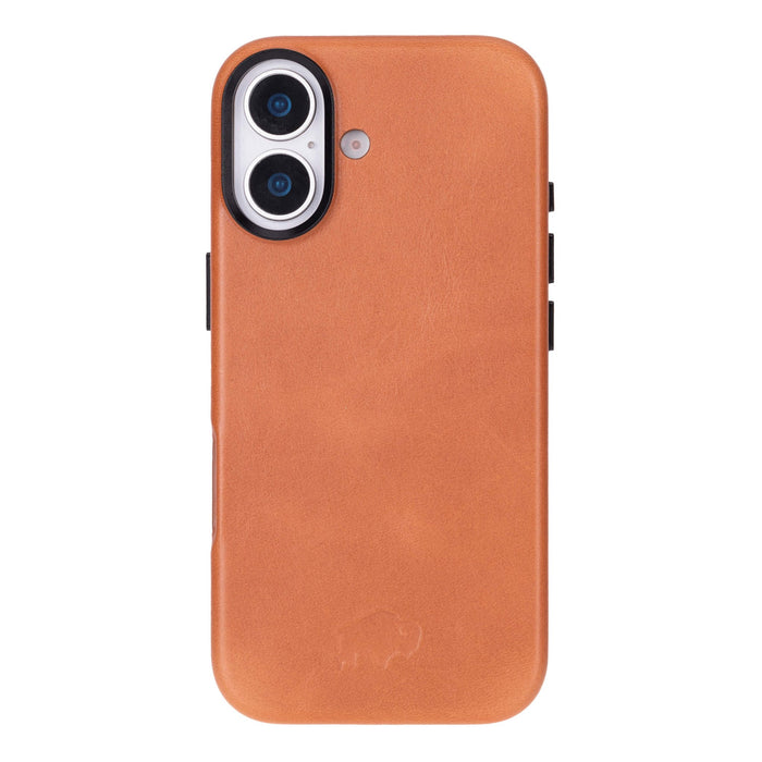 Barlow Leather iPhone 17 MagSafe Case, Tan - BlackBrook Case