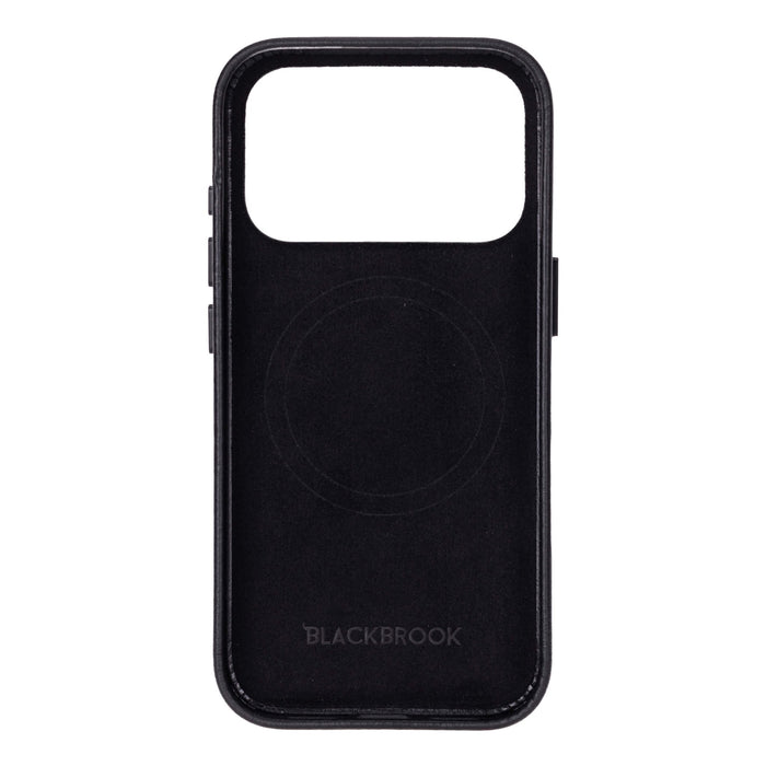 Barlow Leather iPhone 18 Pro MagSafe Case, Black - BlackBrook Case