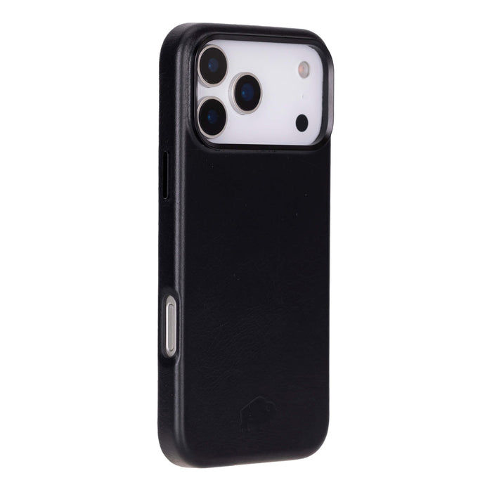 Barlow Leather iPhone 18 Pro Max MagSafe Case, Black - BlackBrook Case