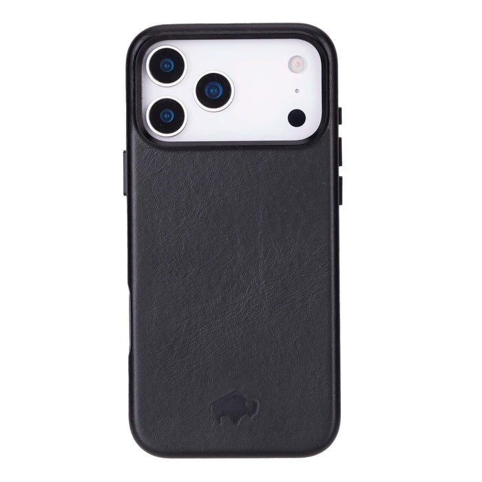 Barlow Leather iPhone 18 Pro Max MagSafe Case, Black - BlackBrook Case
