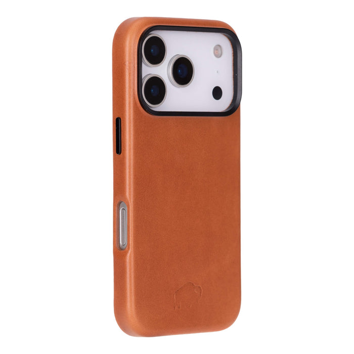 Barlow Leather iPhone 18 Pro MagSafe Case, Tan - BlackBrook Case