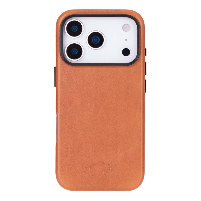 Barlow Leather iPhone 18 Pro MagSafe Case, Tan - BlackBrook Case