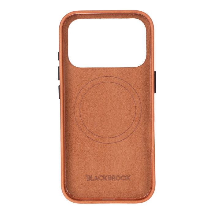 Barlow Leather iPhone 18 Pro MagSafe Case, Tan - BlackBrook Case