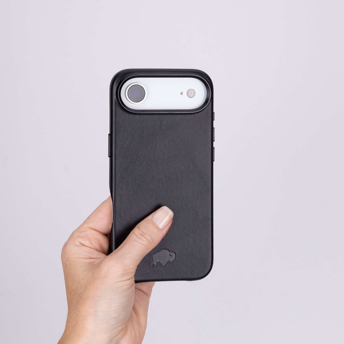 Barlow Leather iPhone Air MagSafe Case, Black - BlackBrook Case