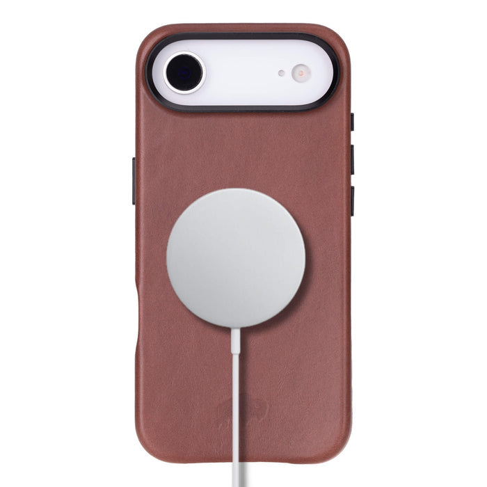 Barlow Leather iPhone Air MagSafe Case, Brown - BlackBrook Case