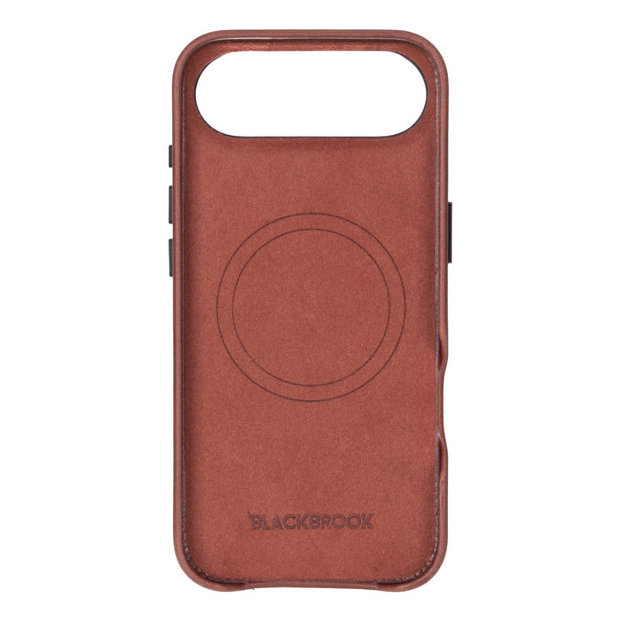 Barlow Leather iPhone Air MagSafe Case, Brown - BlackBrook Case