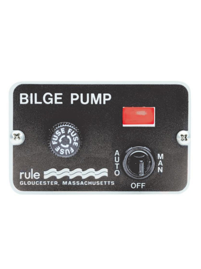 BILGE PUMP CONTROL PANELS - DELUXE 3 WAY SWITCH - bosunsboat