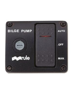 BILGE PUMP CONTROL PANELS - ROCKER SWITCH 3 WAY CONTROL - bosunsboat