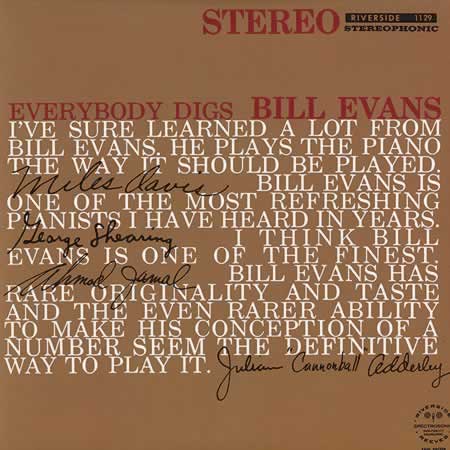 Everybody Digs Bill Evans vinyl