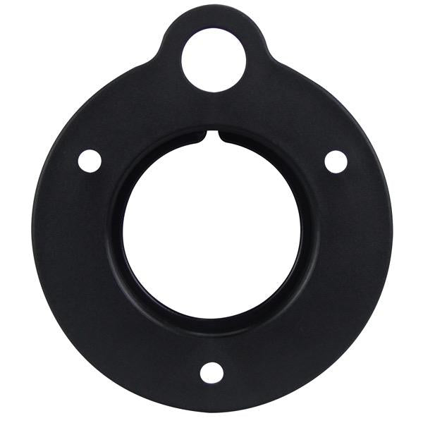 Black Rigging Flange with 20mm Fuel Hose Port