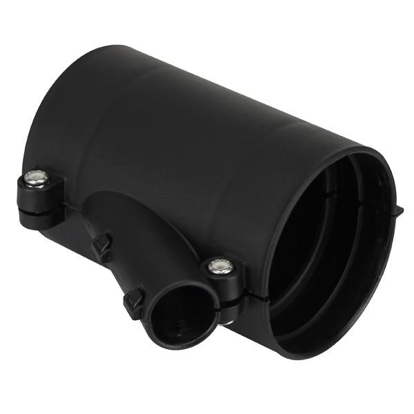 Black Rigging Hose Union with 20mm Fuel Hose Port - Bosuns Boat